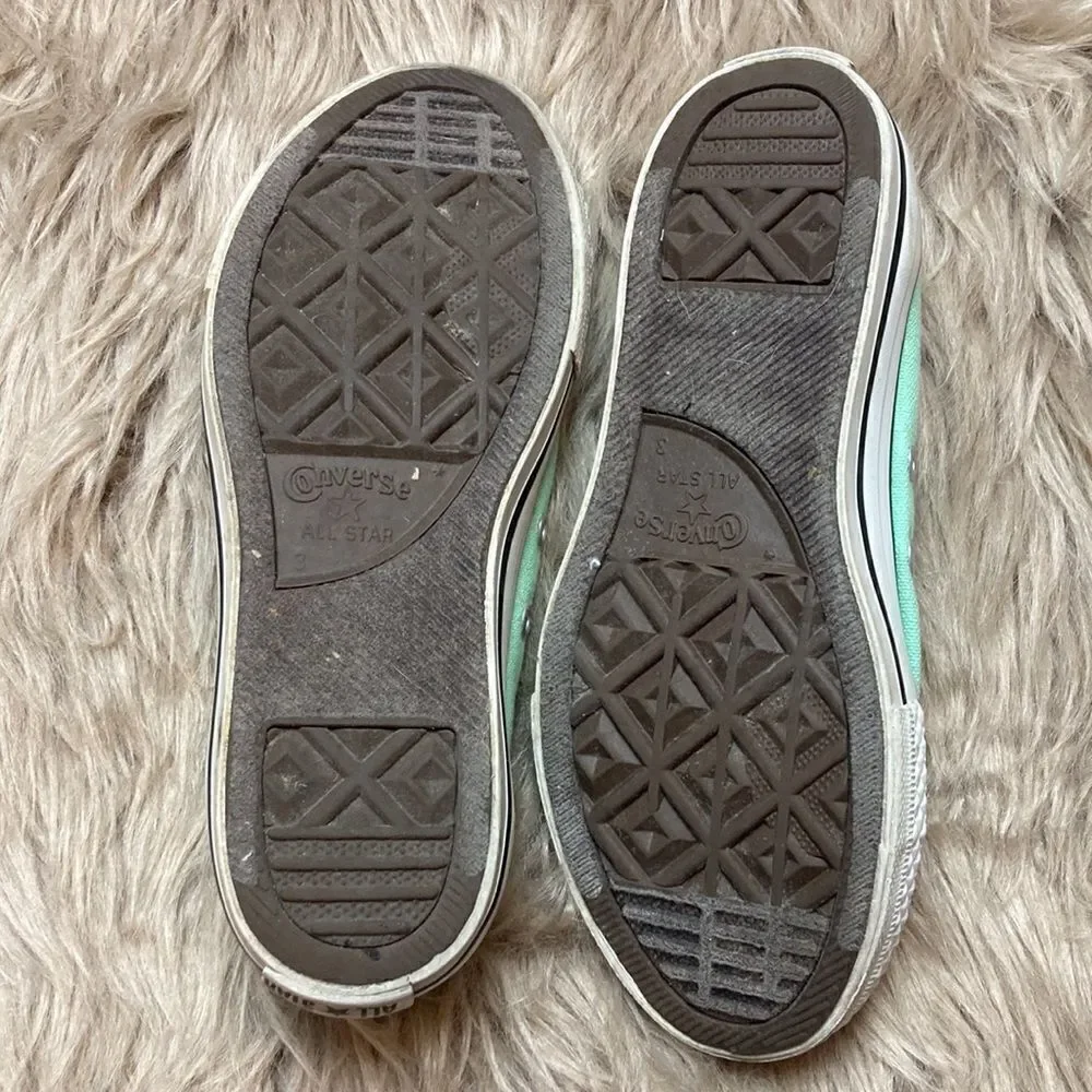 Converse All Star Kids Unisex Light Green Sneakers